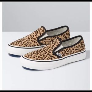 Leopard slip on Vans